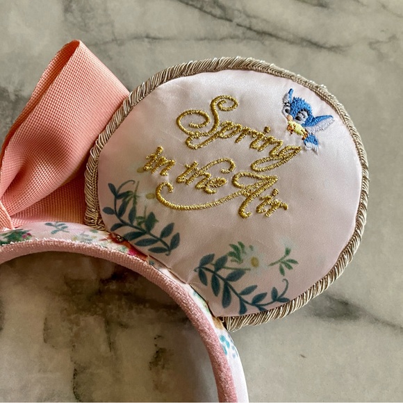 Disney Chip & Dale “Spring in the Air” Embroidered Minnie Ears Headband - Picture 6 of 7